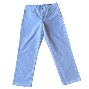 Ella Moss White High Rise Slim Straight Ankle Jeans Size 10/30